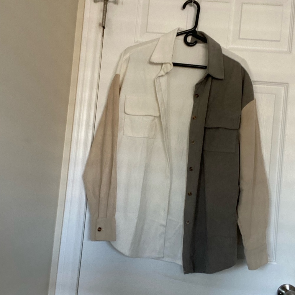 Corduroy button up (multi colour)